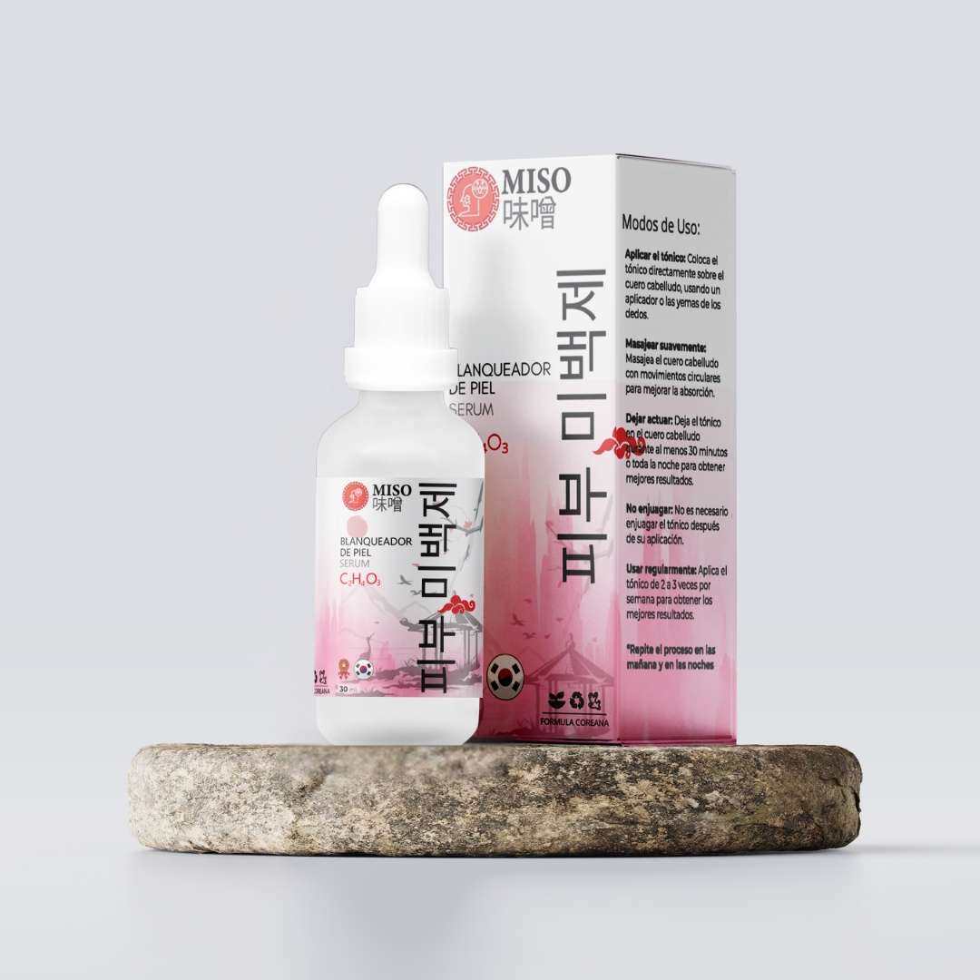 Serúm Miso Blanqueador de Piel Coreano