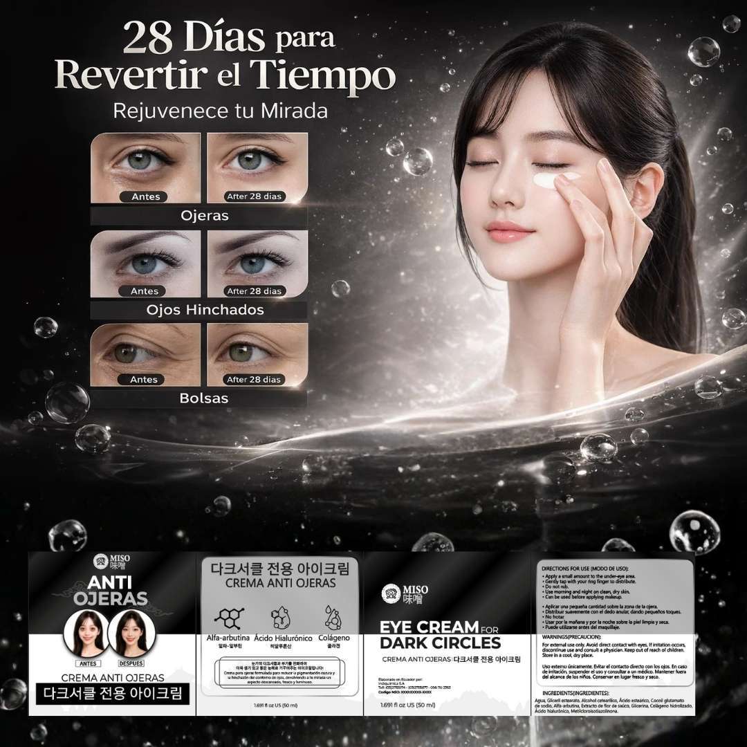 Crema Anti Ojeras aclarador parpadosMiso - Imagen 3